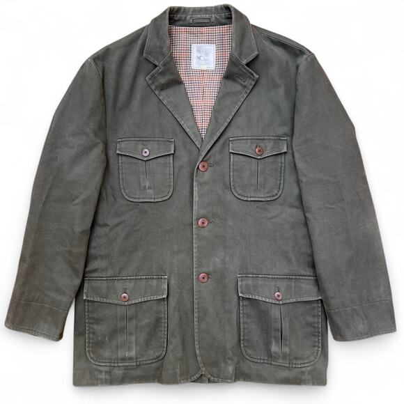 Brooks Brothers Other - Brooks Brothers Outerwear Green Chore Barn Hunting Field Coat Jacket Safari Line